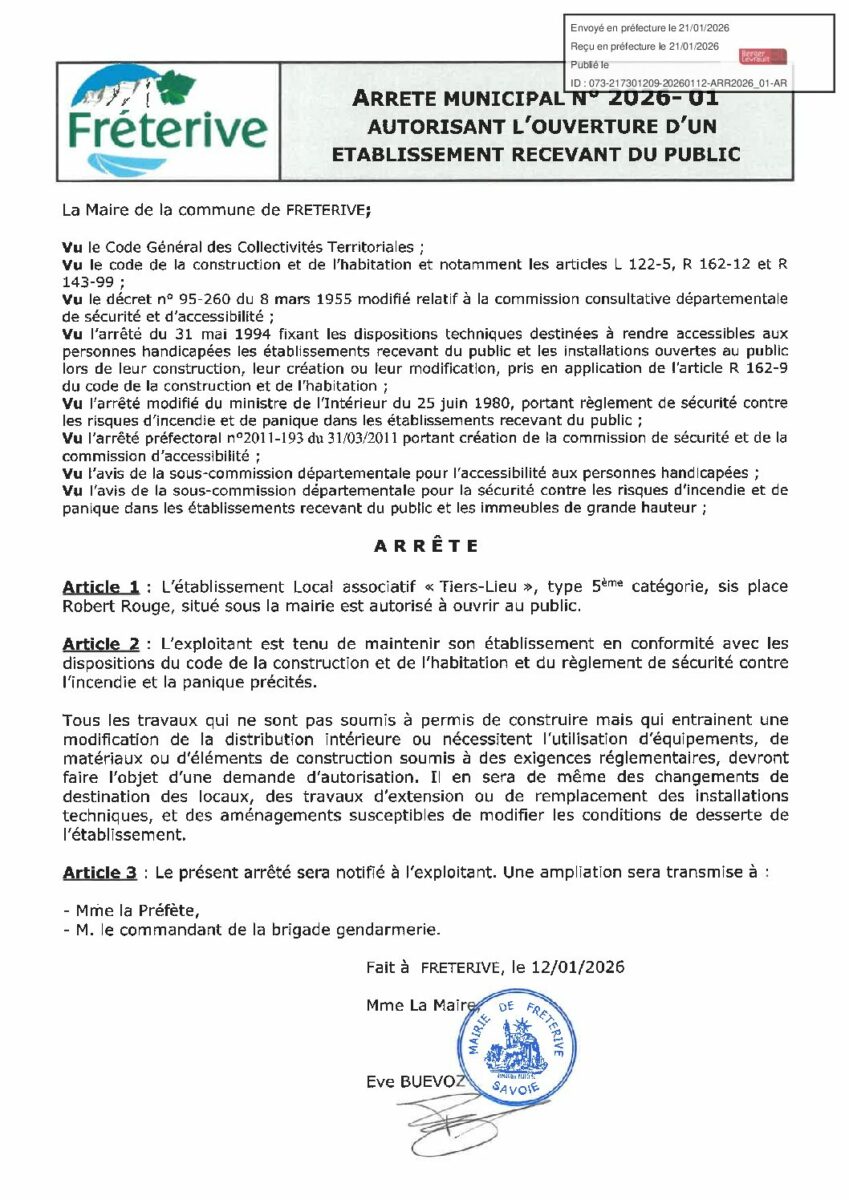 Ouverture du Tiers Lieu